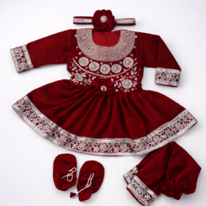 Baby maroon Lehenga Set