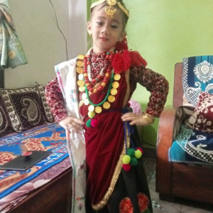 Kids Traditional Nepalese Cultural Dress Set
