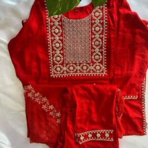 Red tunic Kurta set